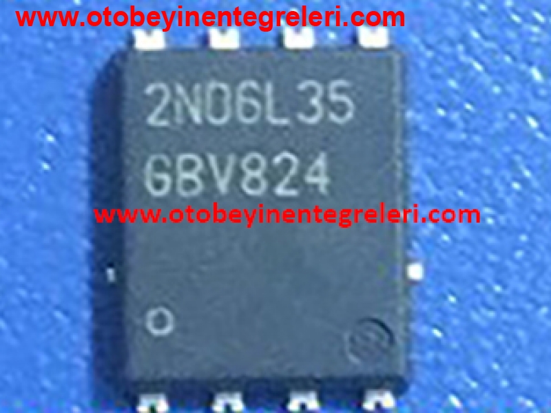 2N06L35 (QFN-8-SMD) | 2N06L35 ORJİNAL SIFIR OTO BEYİN TAMİR ENTEGRESİ