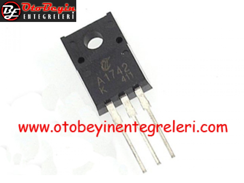 2SA1742 | A1742 (TO-220-ZIP-3) ORJİNAL SIFIR KARIŞIK MODELLER OTO BEYİN TAMİR ENTEGRESİ