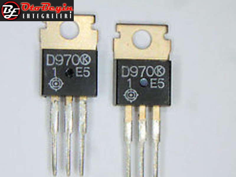 2SD970 | D970 (TO-220-ZIP-3) ORJİNAL SIFIR KARIŞIK MODELLER OTO BEYİN TAMİR ENTEGRESİ